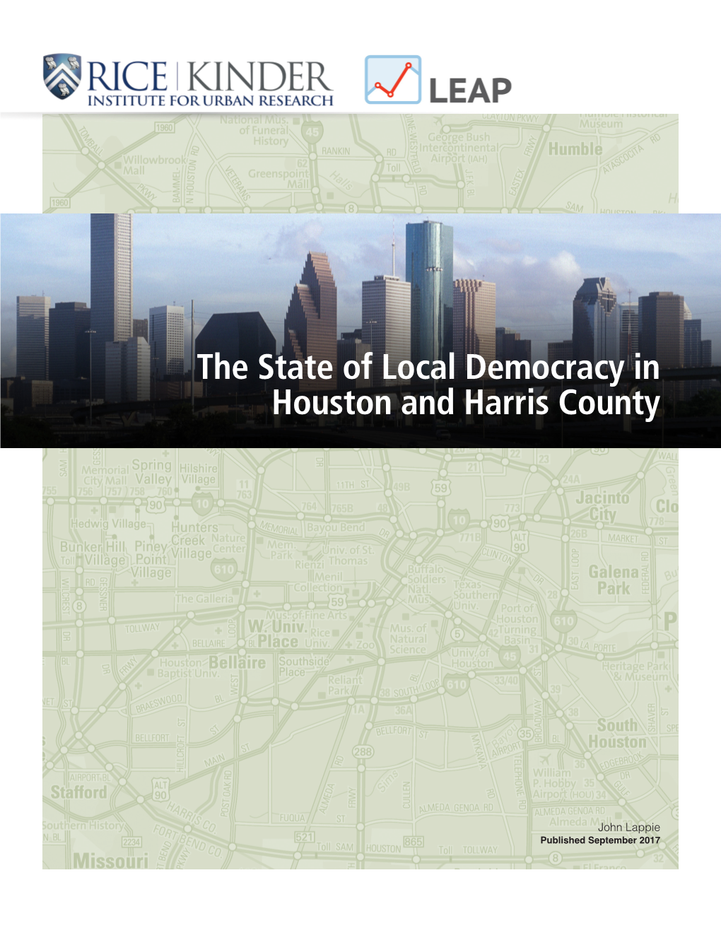 Download Document the State of Local Democracy in Houston And