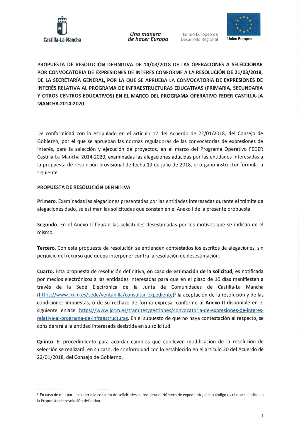 Propuesta De Resolución Provisional De La Convocatoria Pública De