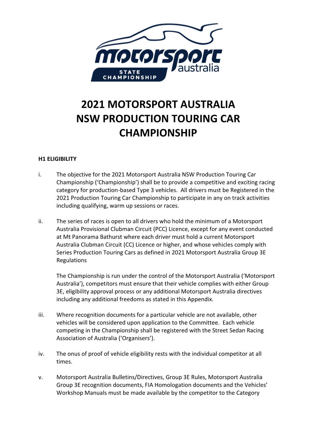 Nsw Production Touring Car Championship