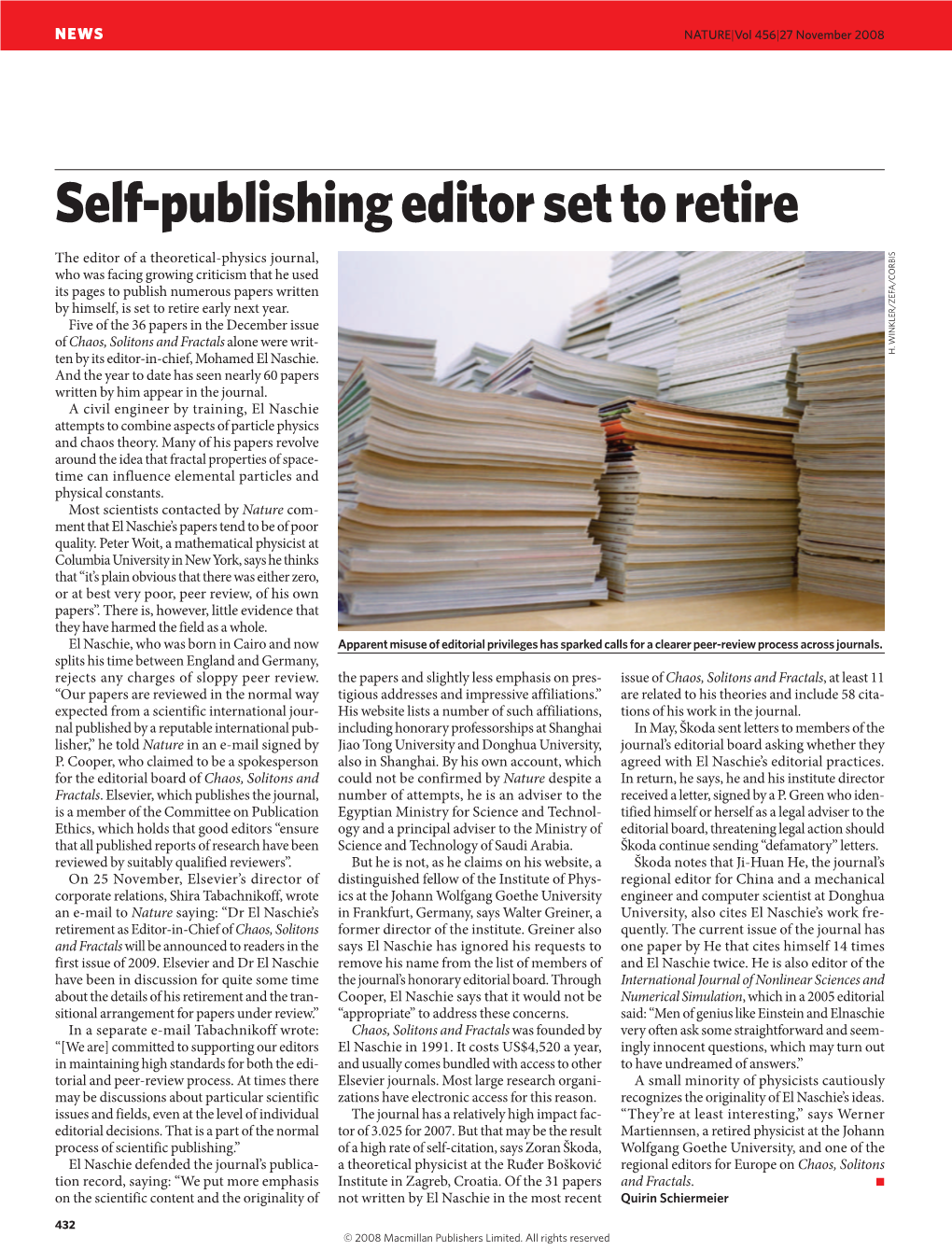 Self-Publishing Editor Set to Retire