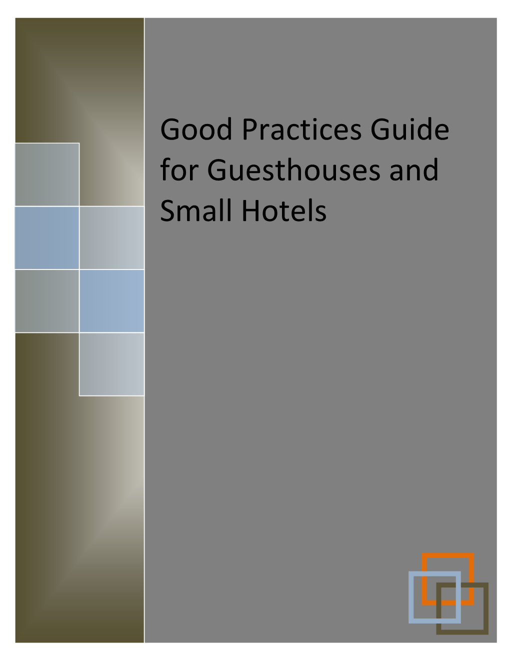 Good Practices Guide for Guesthouses and Small Hotels