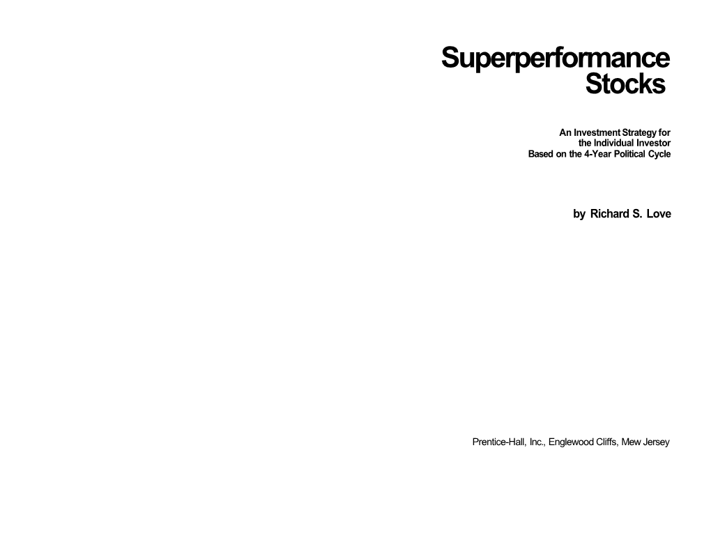 Superperformance Stocks