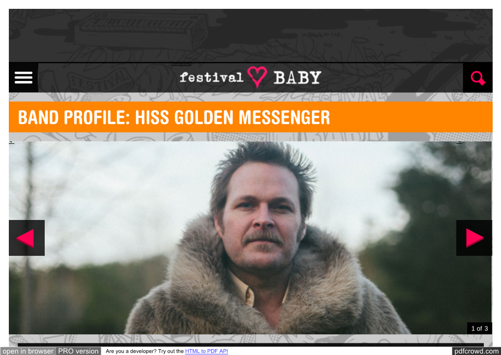 Hiss Golden Messenger