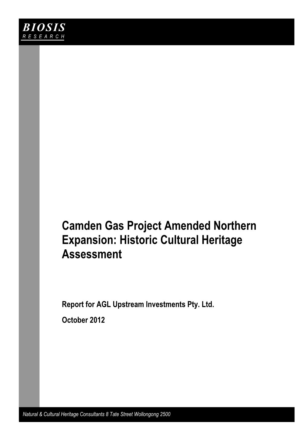 Camden Historic Cultural Heritage Assessment 20.09.12
