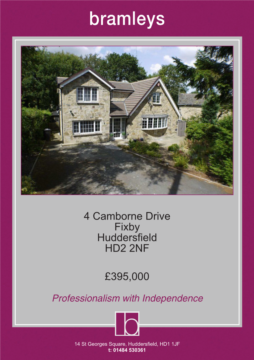 4 Camborne Drive Fixby Huddersfield HD2 2NF £395,000