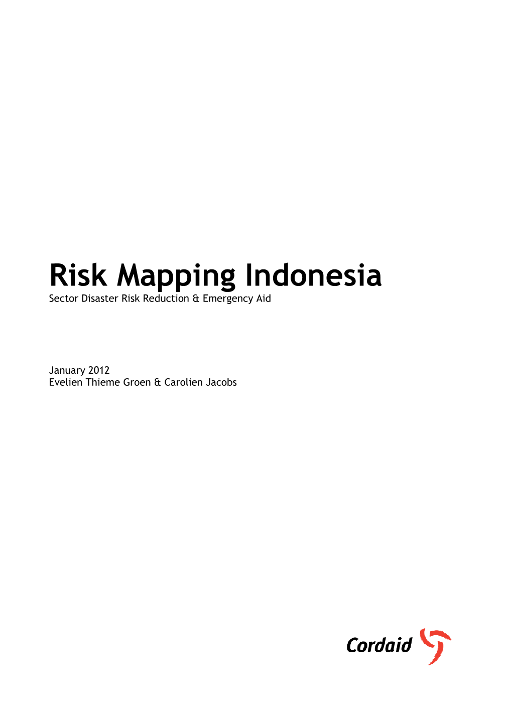 Indonesia Risk Mapping 20120130