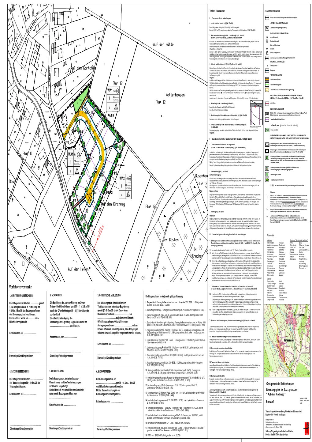 Verfahrensvermerke (§ 1 [6] Nr