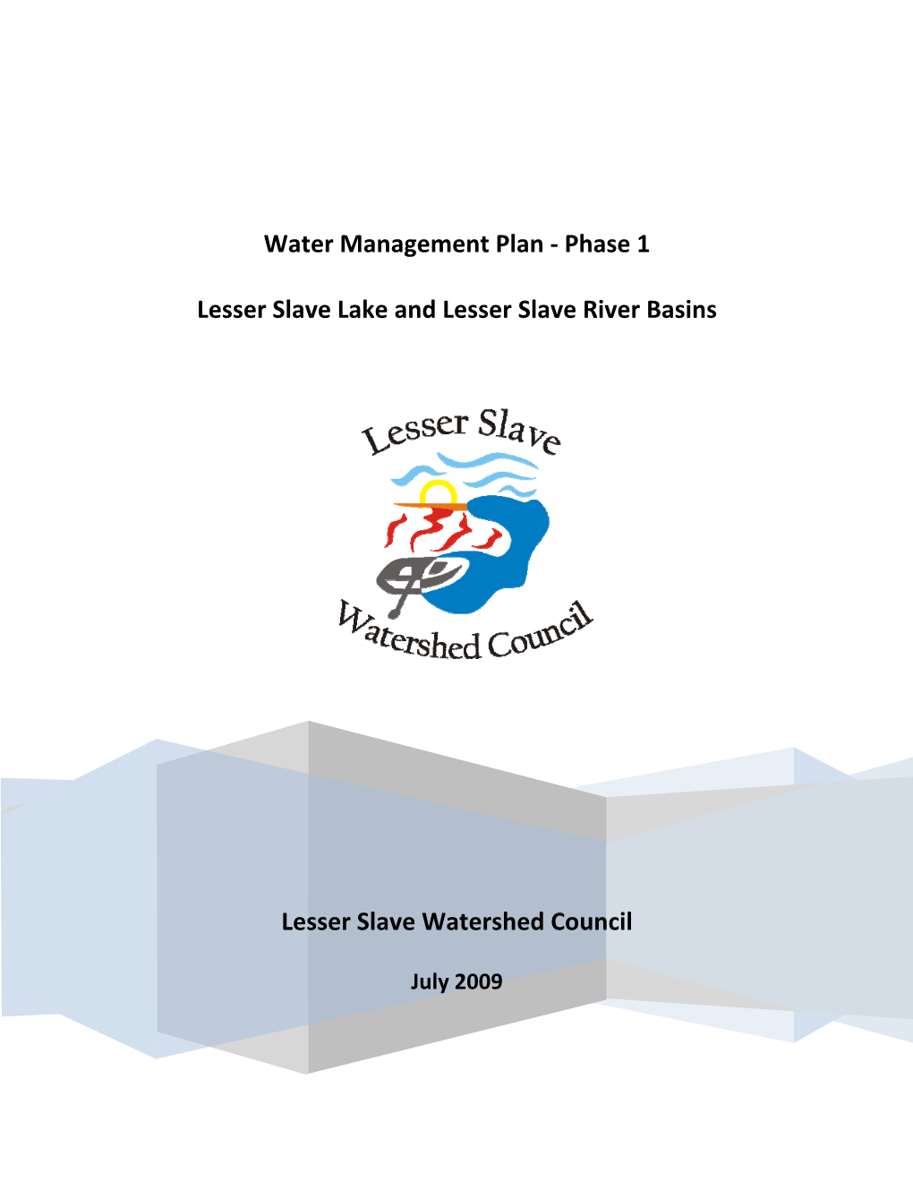 Water Management Plan ‐ Phase 1