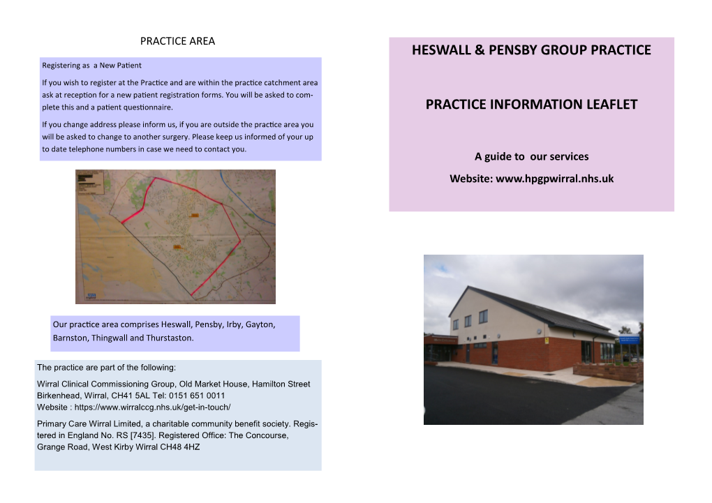 Heswall & Pensby Group Practice Practice