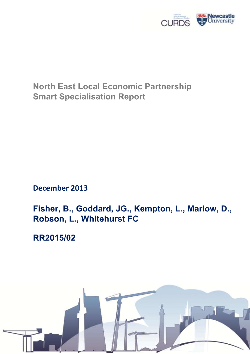 North East Local Economic Partnership Smart Specialisation Report