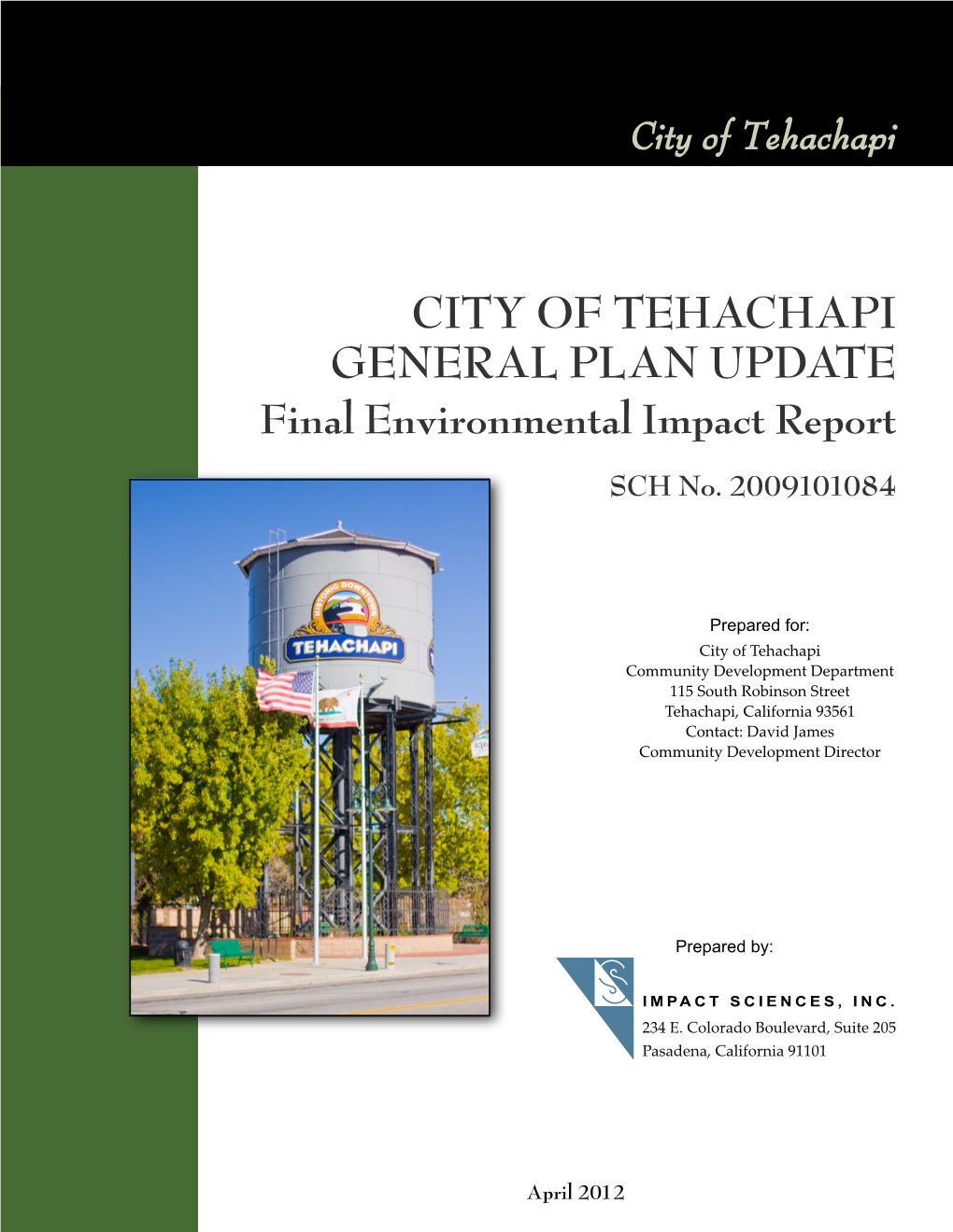 GENERAL PLAN UPDATE Final Environmental Impact Report SCH No