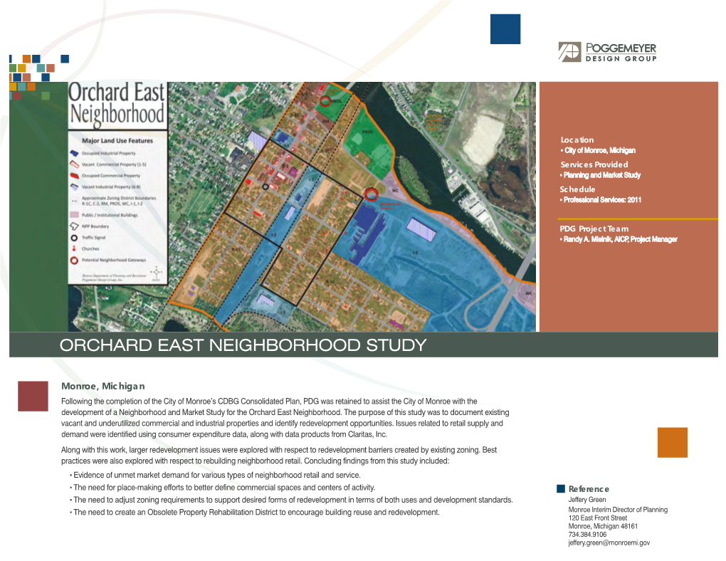 Orchard East Neighborhood Study