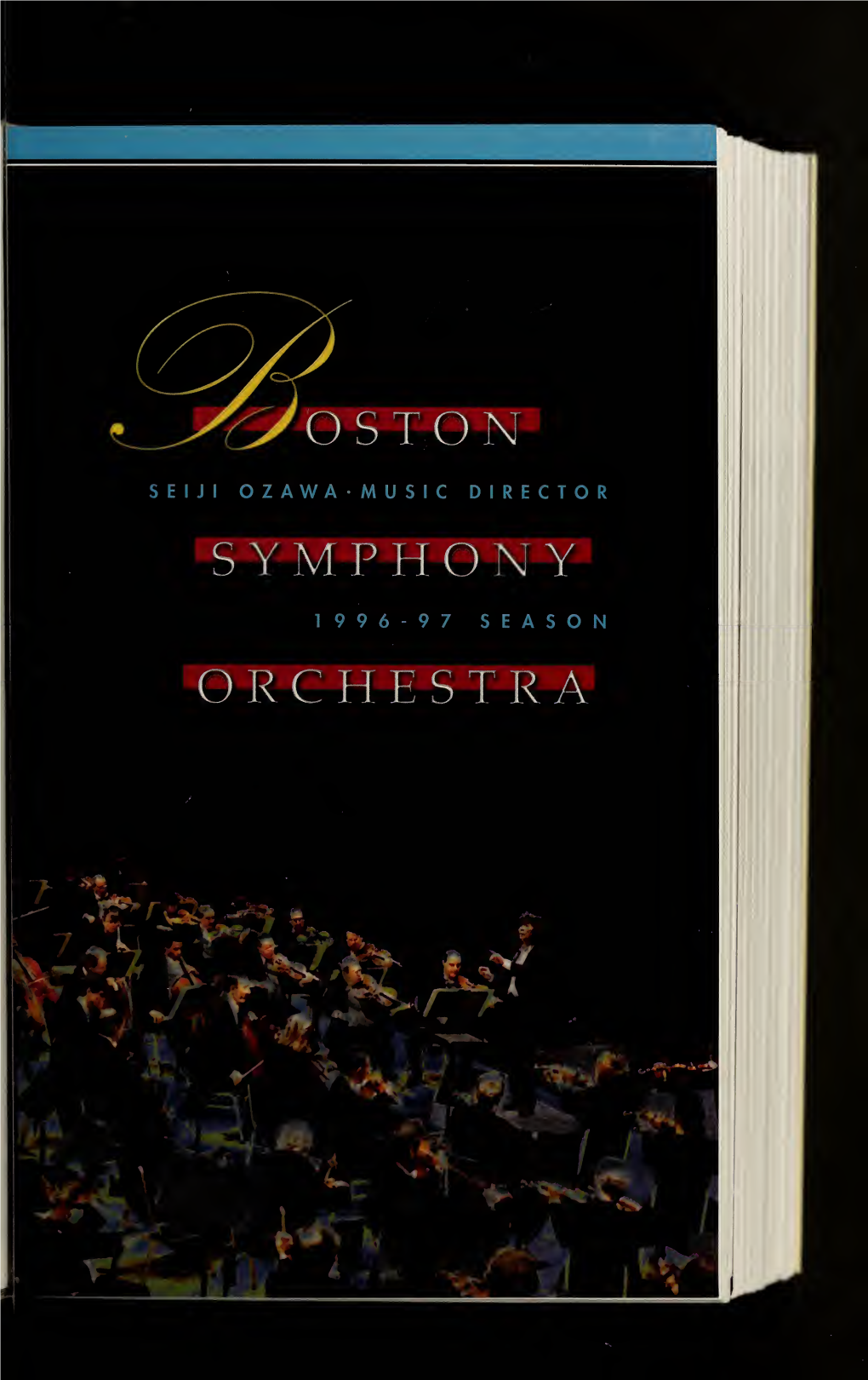 Boston Symphony Orchestra Concert Programs, Season 116, 1996-1997