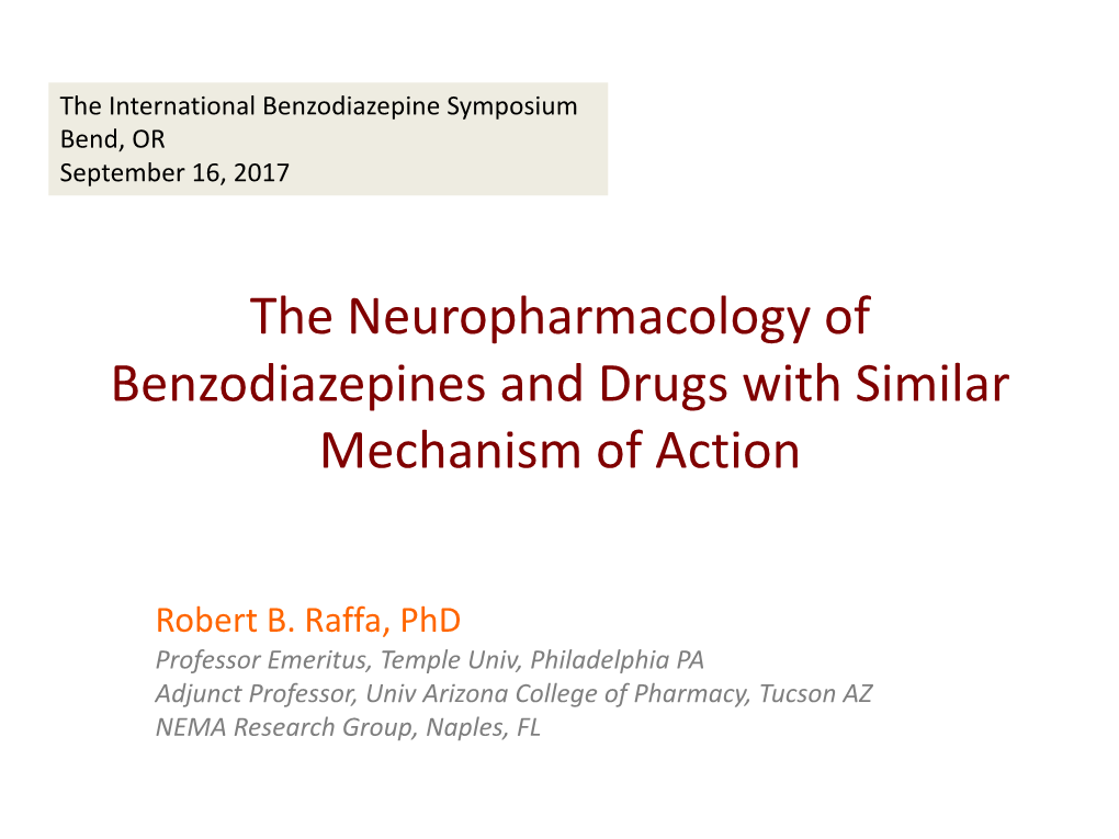 2017 TIBS Raffa Benzo Neuropharm