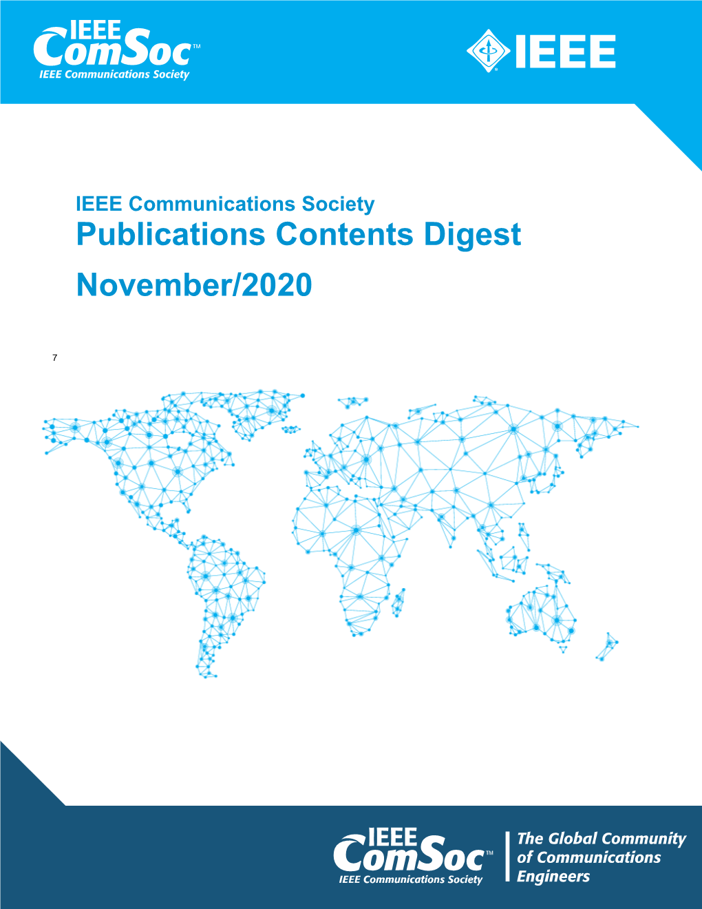 Publications Contents Digest November/2020