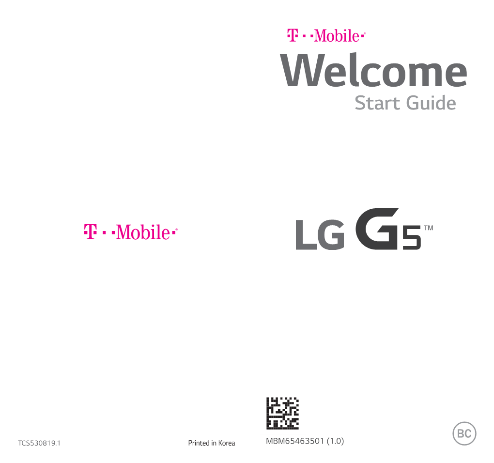 LG G5 Getting Started Guide.Pdf Preview