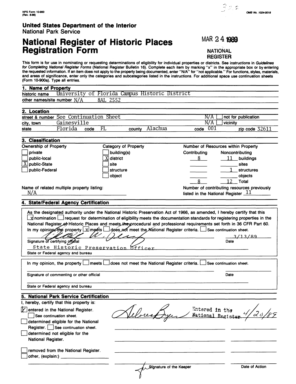 National Register of Historic Places Registration Form