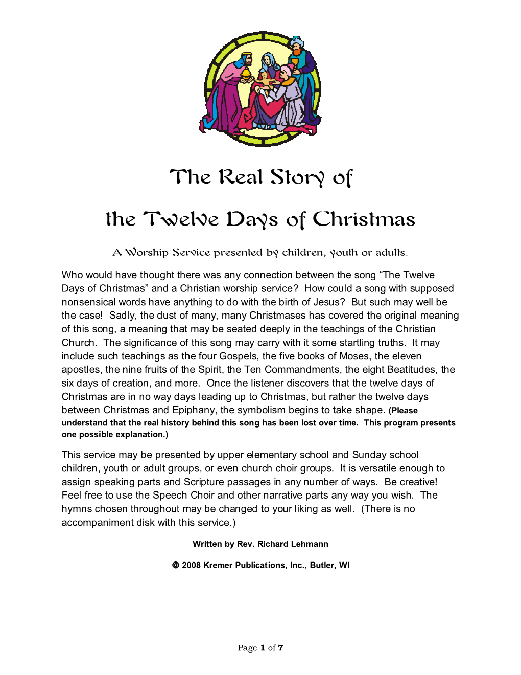 The Real Story of the Twelve Days of Christmas