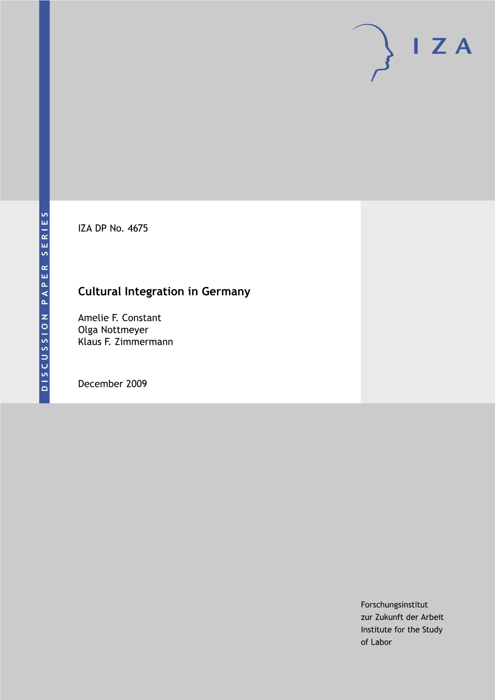 Cultural Integration in Germany