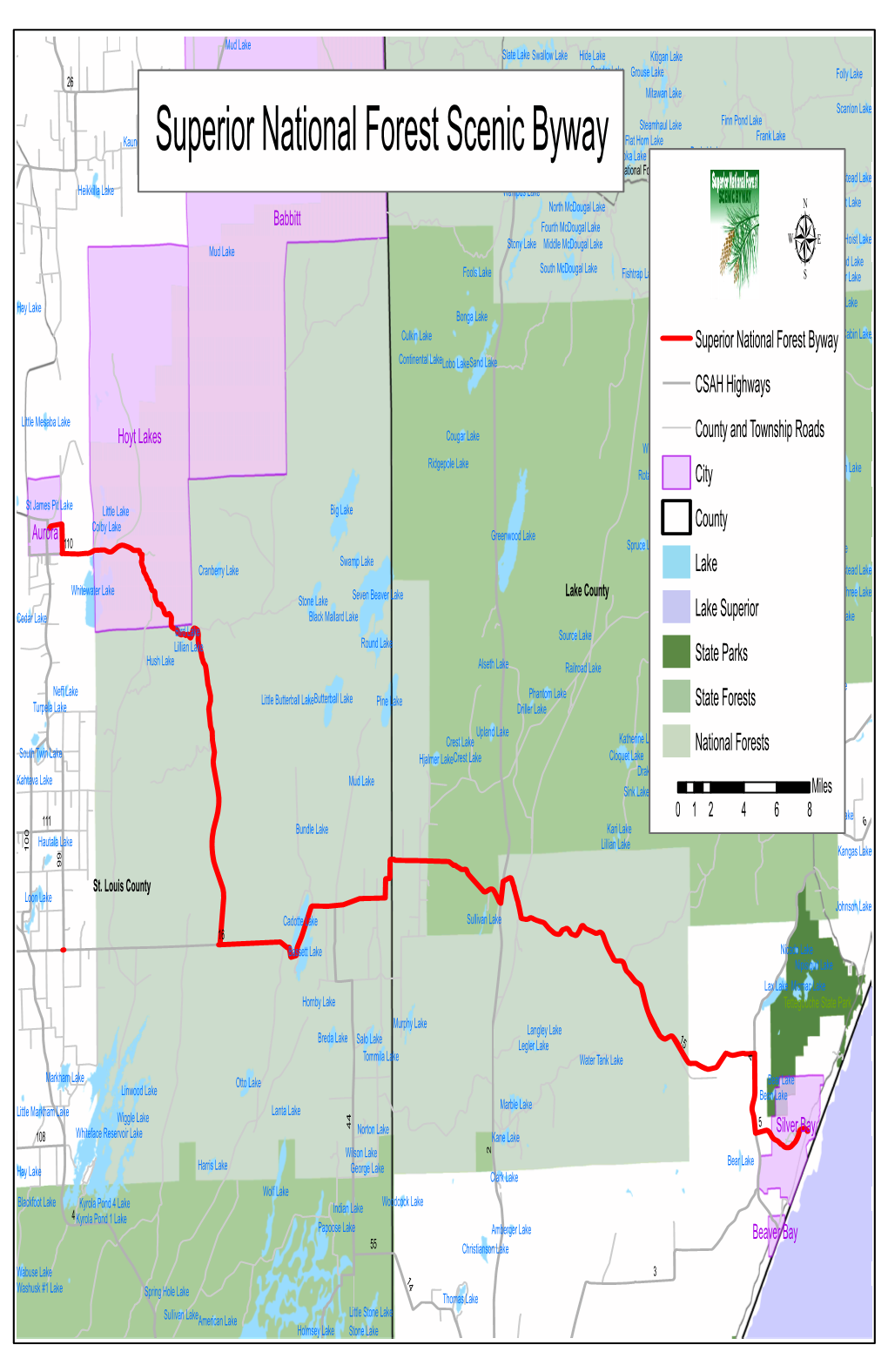 Superior National Forest Scenic Byway