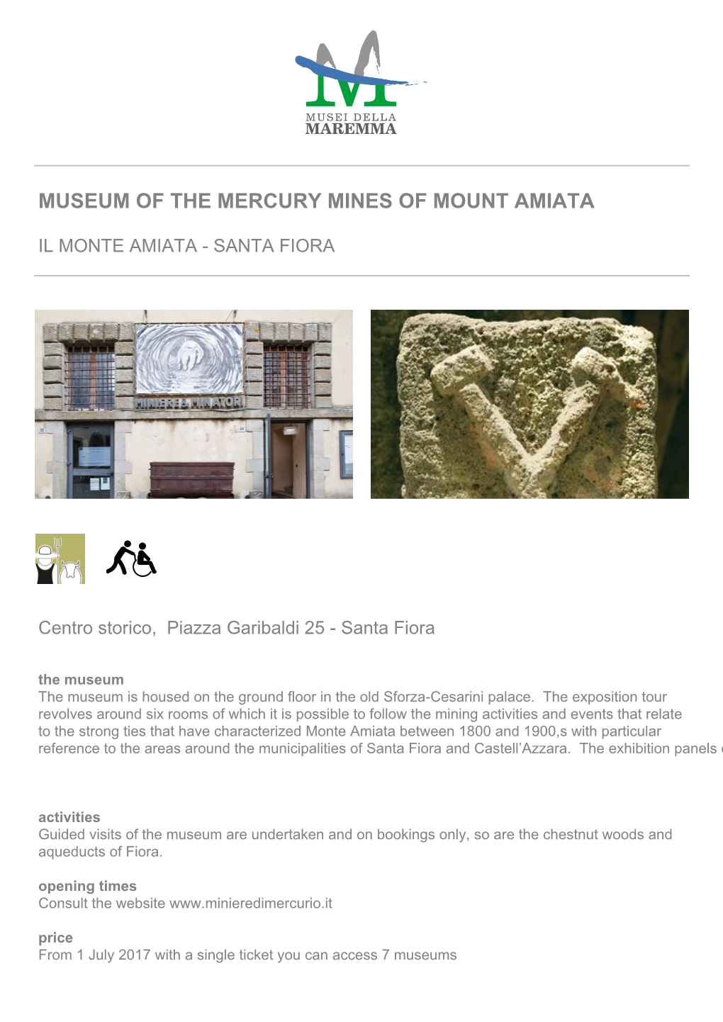 Museum of the Mercury Mines of Mount Amiata