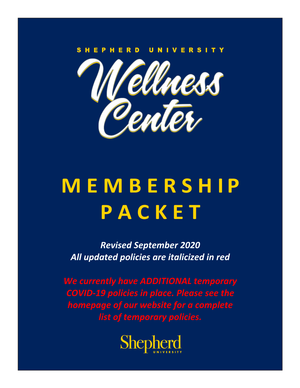 Membership Packet