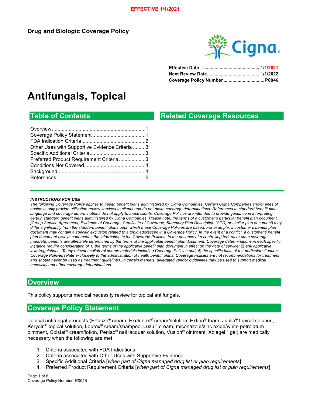 Antifungals, Topical