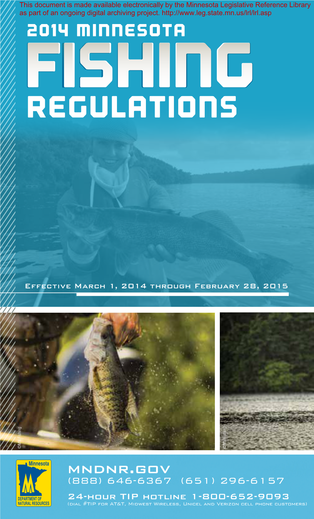 2014 Minnesota Fishing Regulations Handbook