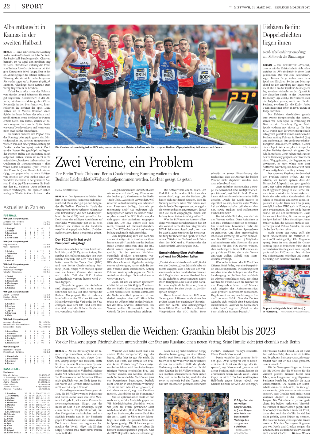 Zwei Vereine, Ein Problem