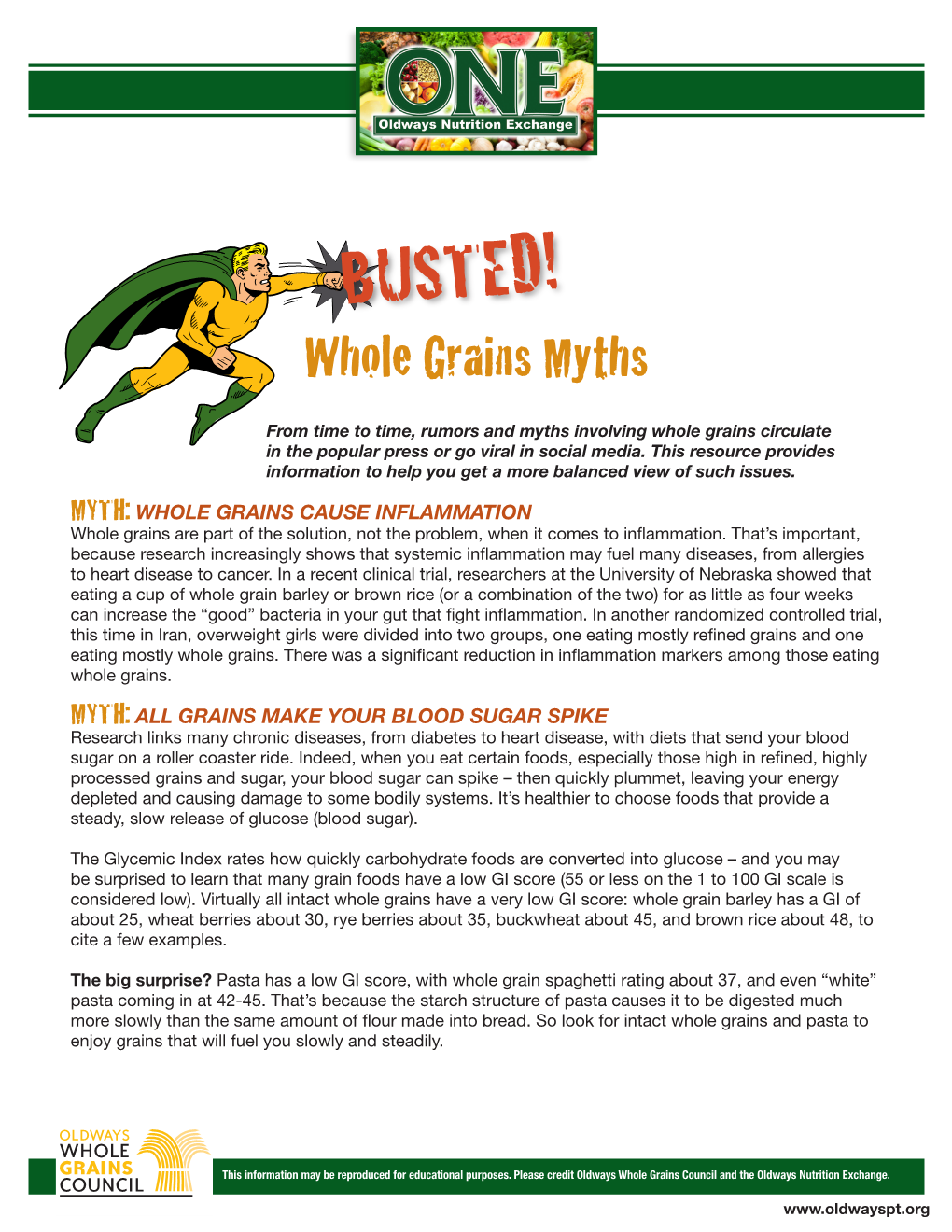 BUSTED! Whole Grains Myths