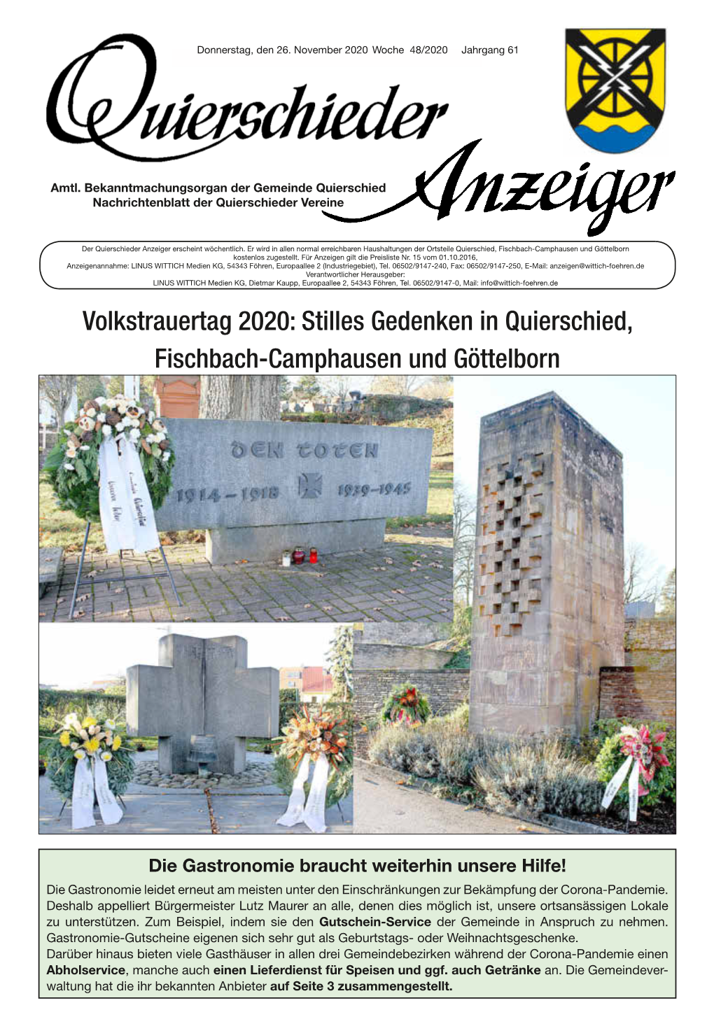 Quierschieder Anzeiger 2020