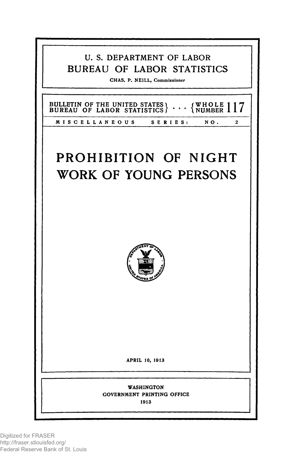 Prohibition of Night Work of Young Persons