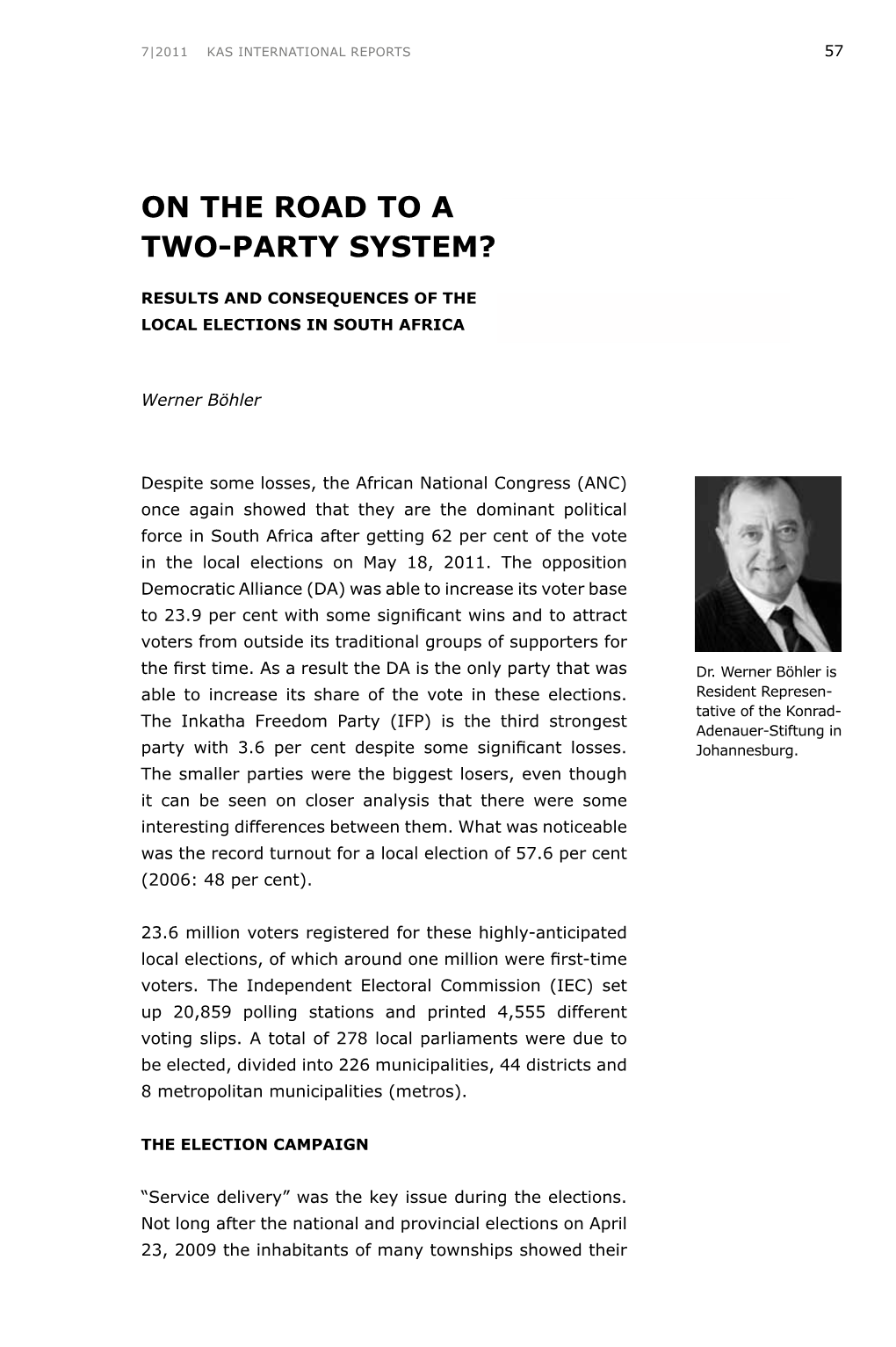 On the Road to a Two-Party System?