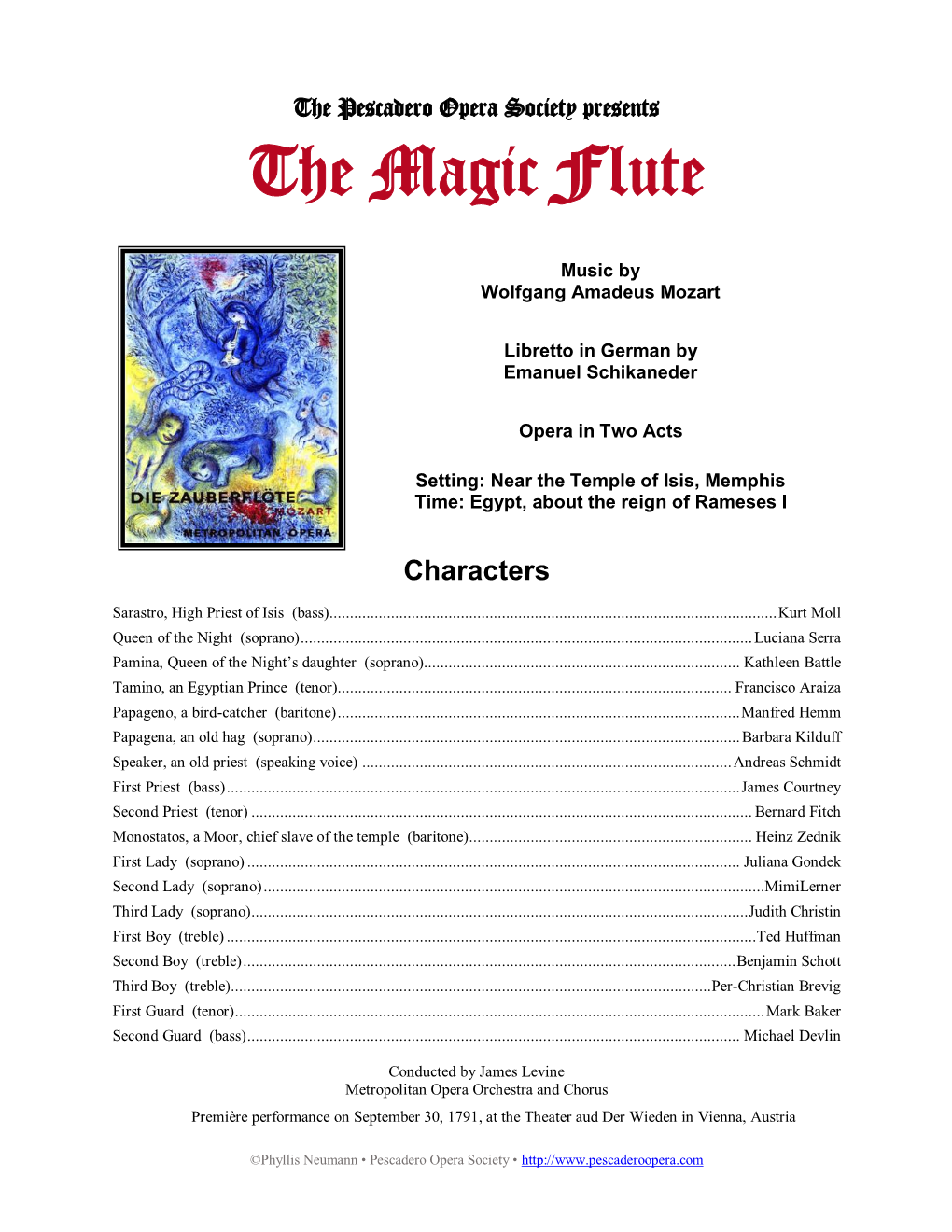 The Magic Flute