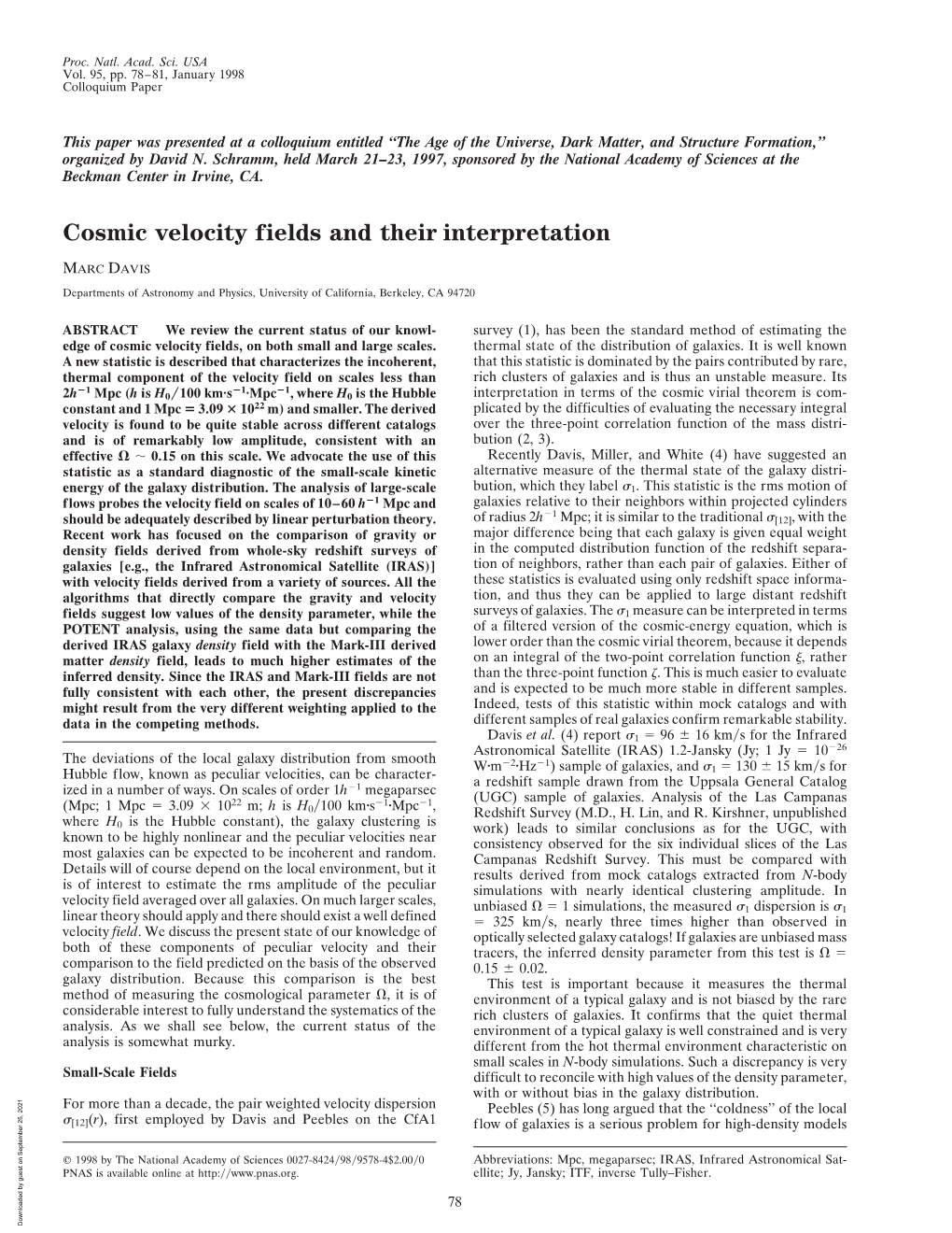 Cosmic Velocity Fields and Their Interpretation