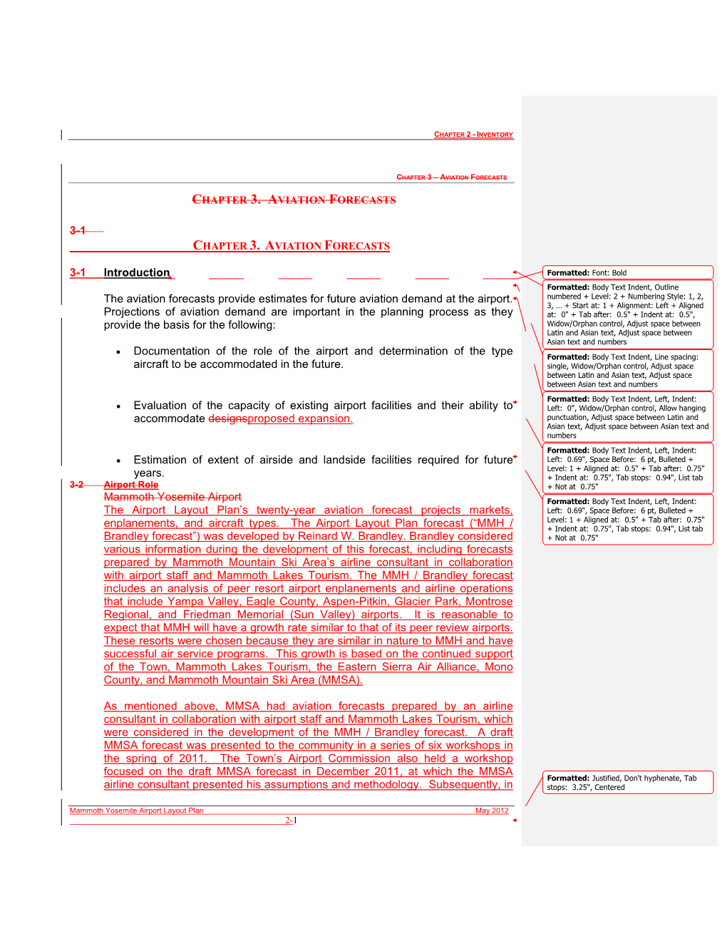 3-1 3-1 Introduction the Aviation Forecasts Provide Estimates For