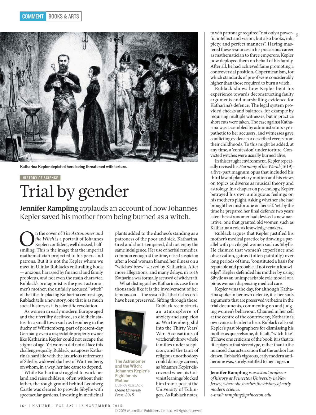 Trial by Gender His Mother’S Plight, Asking Whether She Had Brought Her Misfortune on Herself
