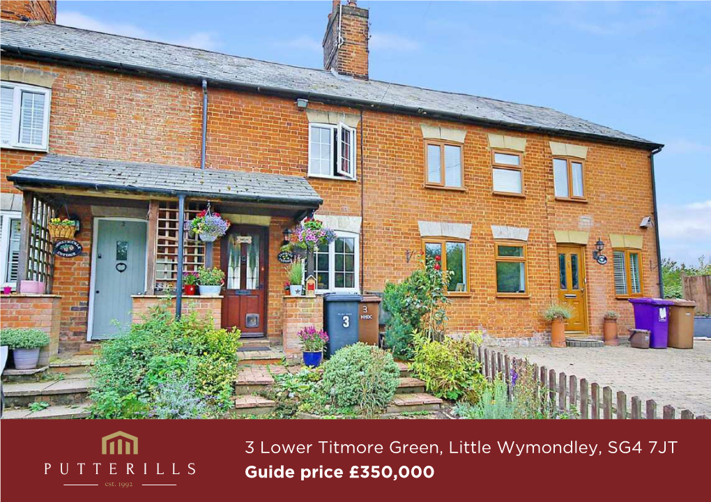 3 Lower Titmore Green, Little Wymondley, SG4 7JT Guide Price