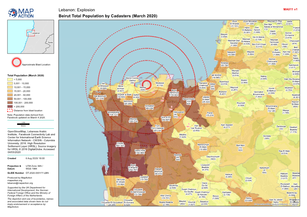 Lebanon: Explosion