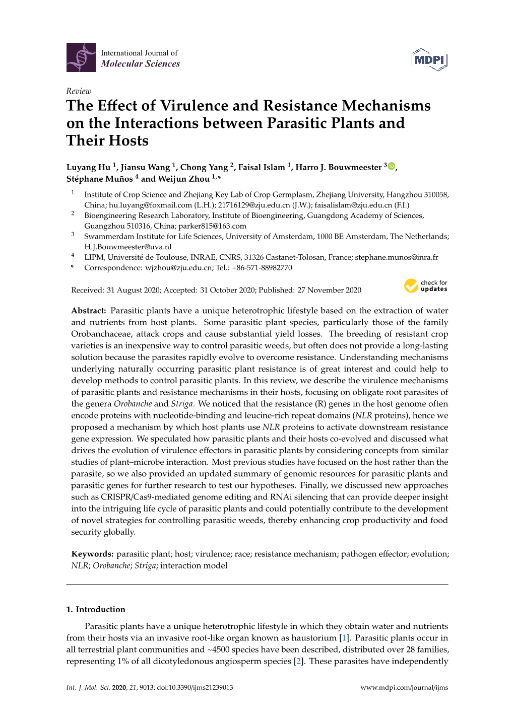 The Effect of Virulence and Resistance Mechanisms on The