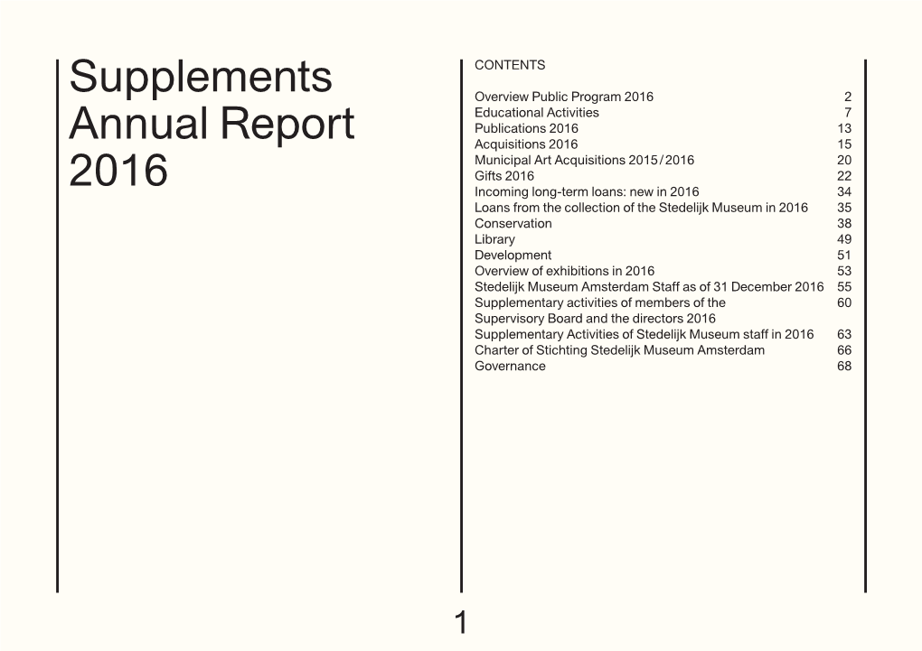 Supplements Annual Report 2016