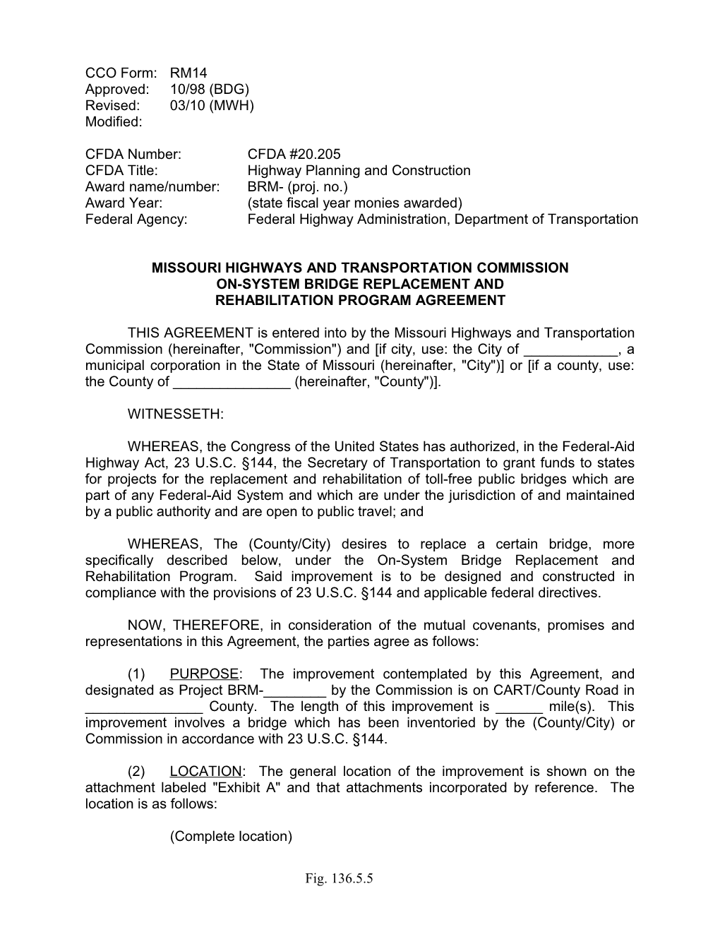 CFDA Title: Highway Planning and Construction s1