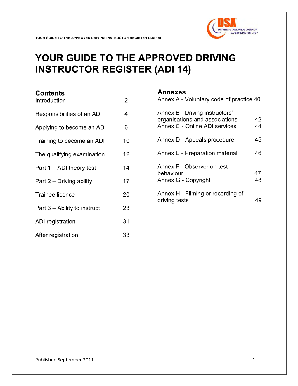 Your Guide to the Approved Driving Instructor Register (Adi 14)