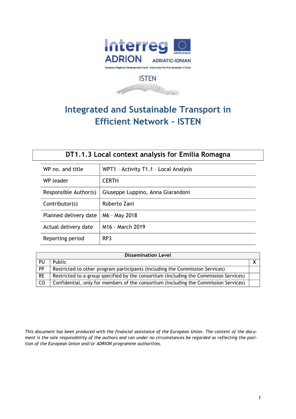 Emilia-Romagna Report