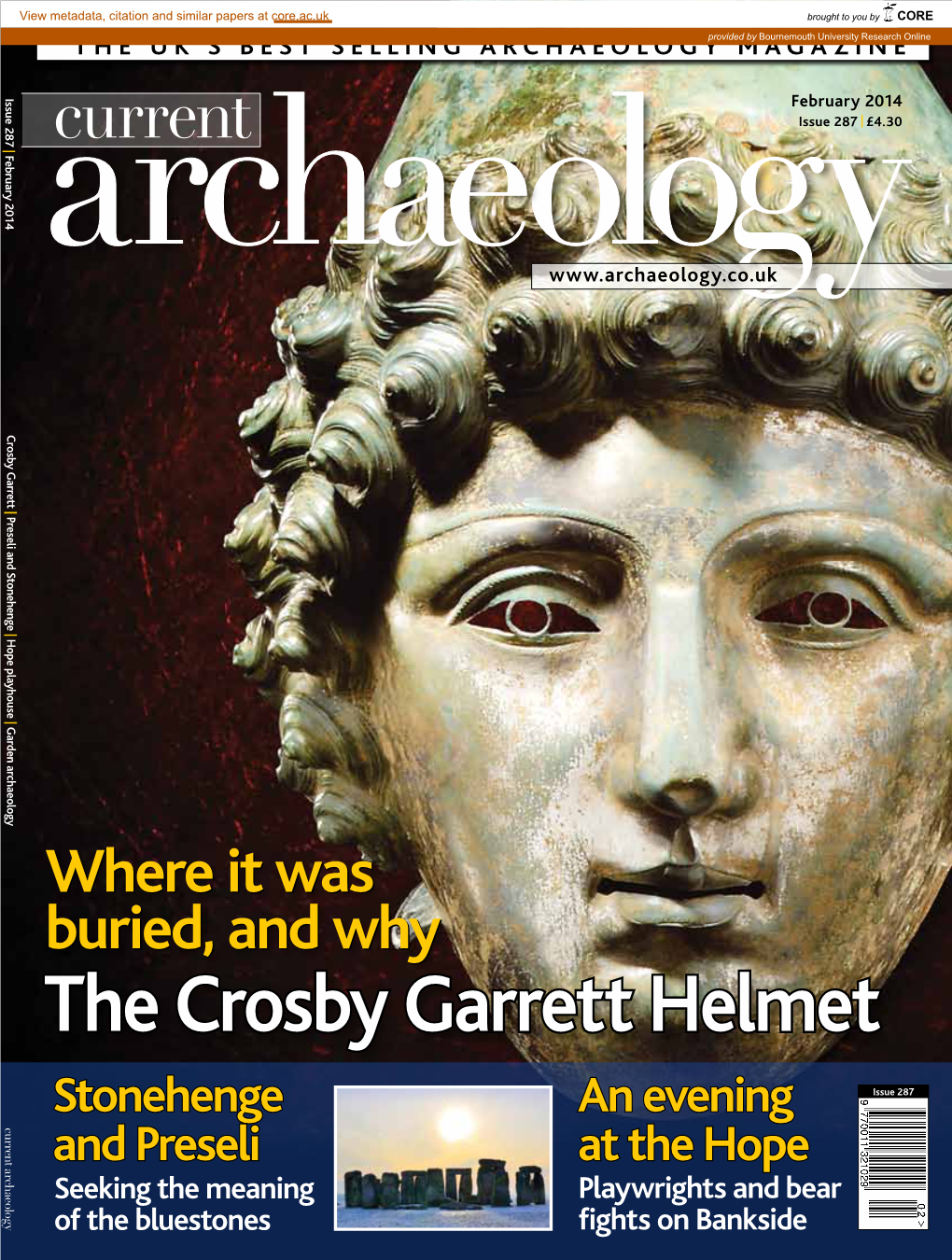 The Crosby Garrett Helmet