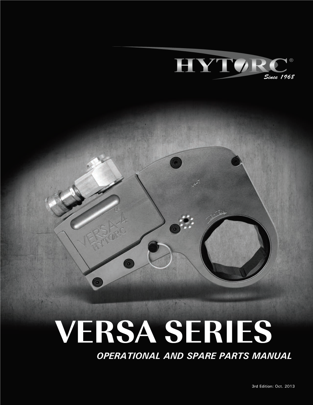 Versa Series Operational and Spare Parts Manual