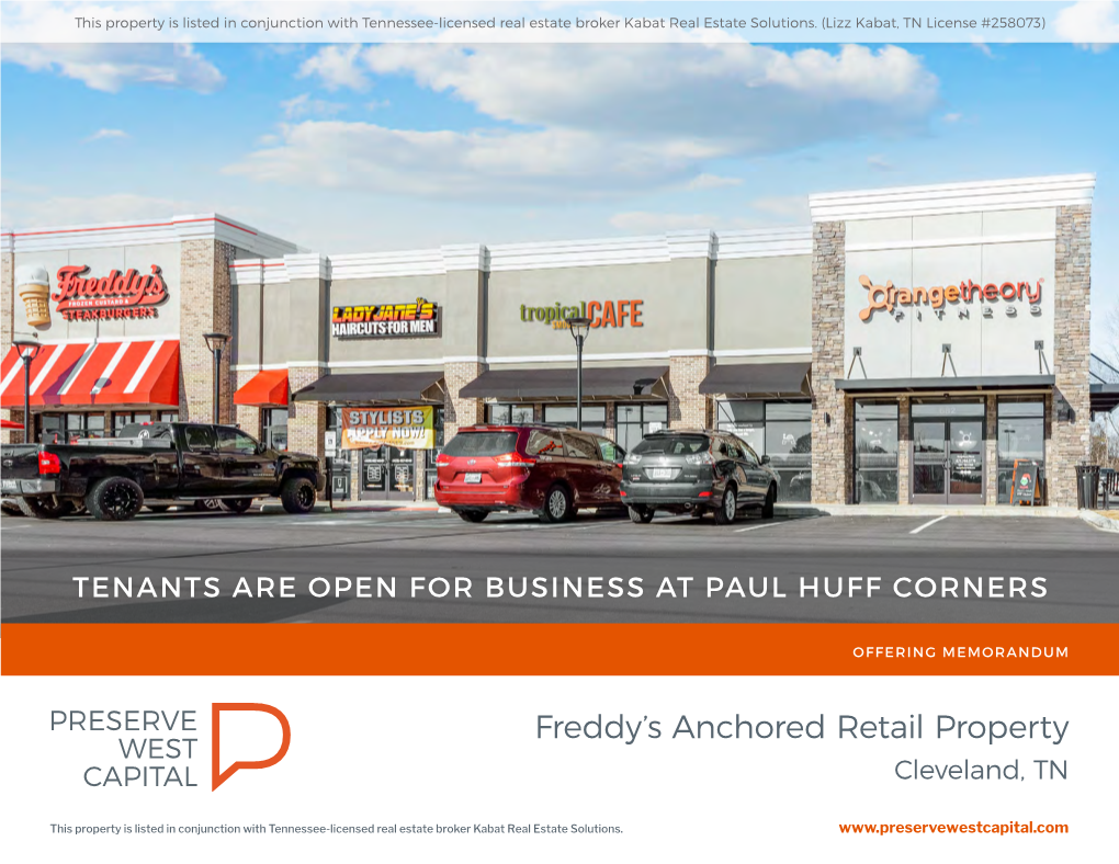 Freddy's Anchored Retail Property