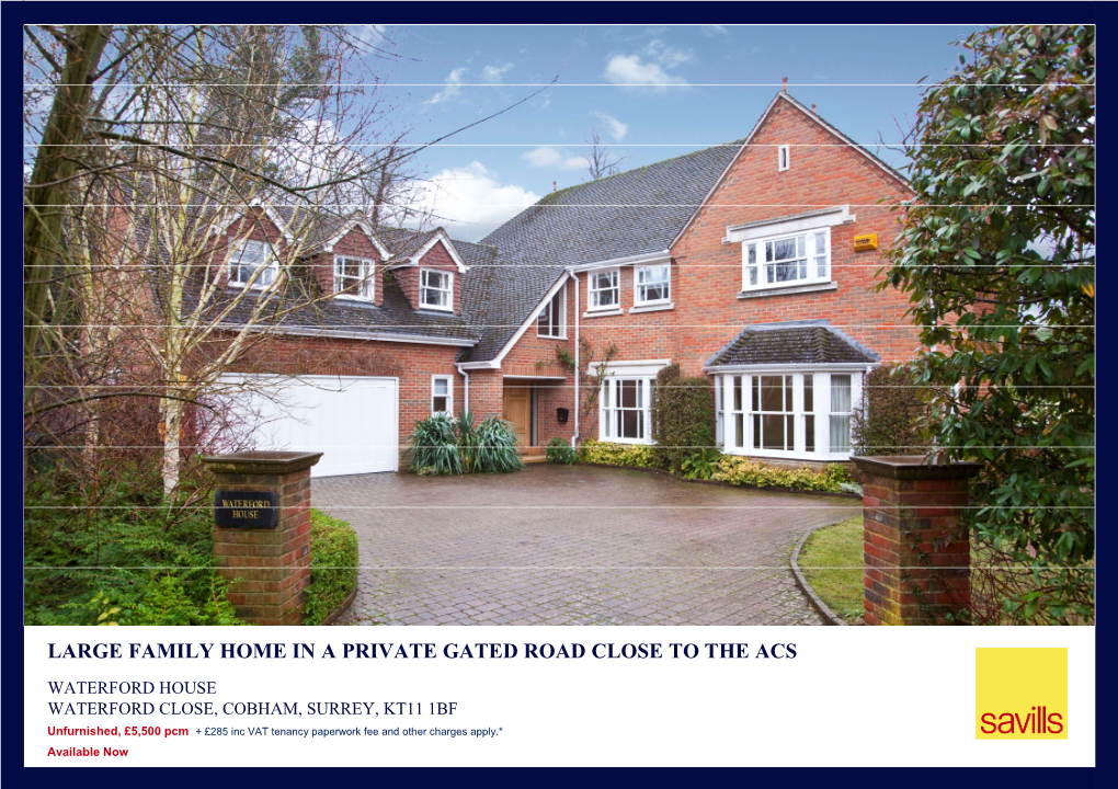 Large Family Home in a Private Gated Road Close to the Acs International