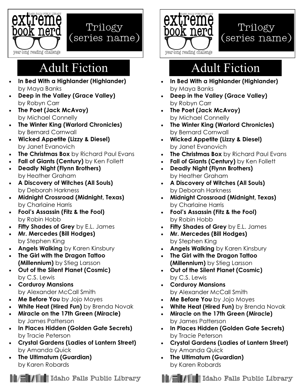 Adult Fiction Adult Fiction