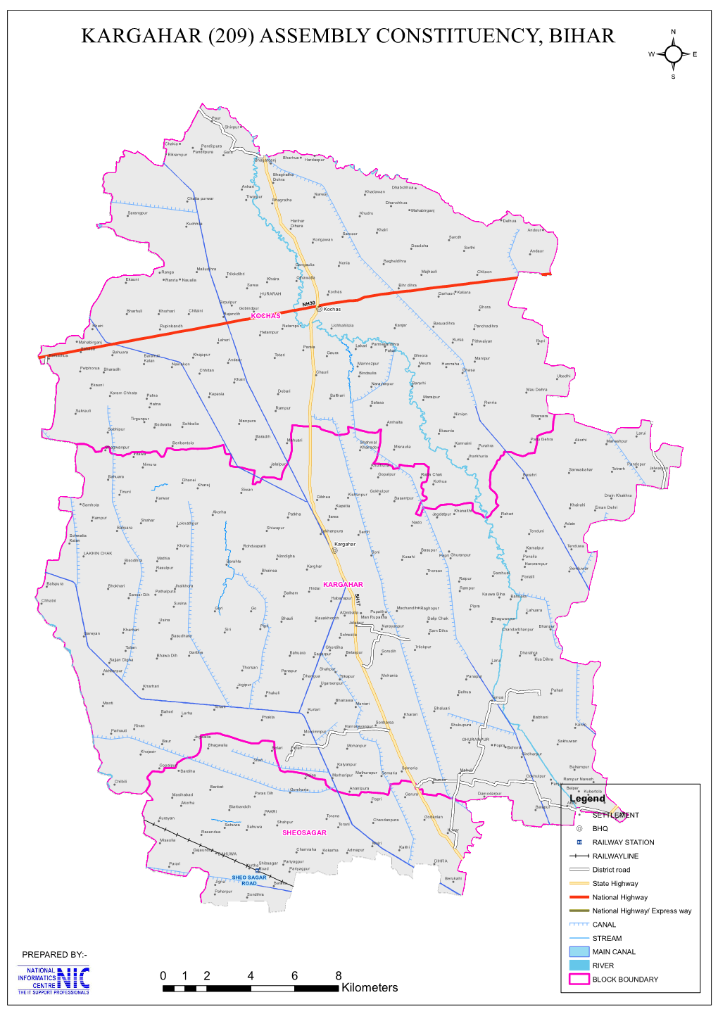 Kargahar (209) Assembly Constituency, Bihar ² ! ! !